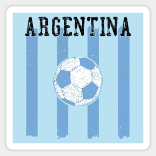 Argentina Soccer Jersey Stripes Magnet